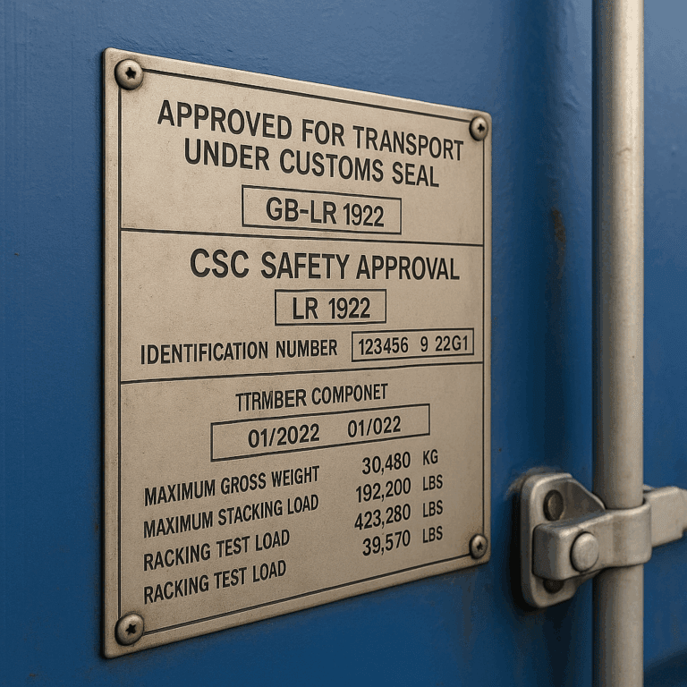 Containercodierung & Fakten zu Seecontainern